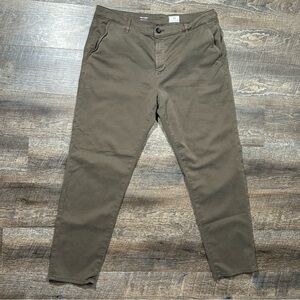 ADRIANO GOLDSCHMIED AG Green THE CADEN Tailored Trouser Flat Front Pants 32